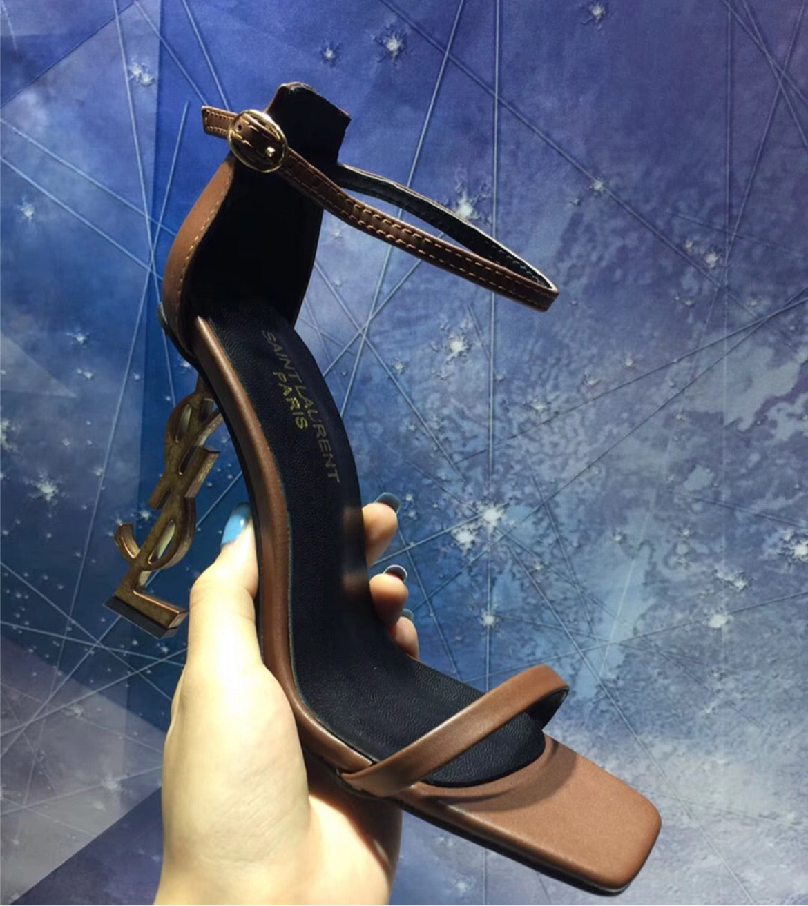New Brown woman YSL heel