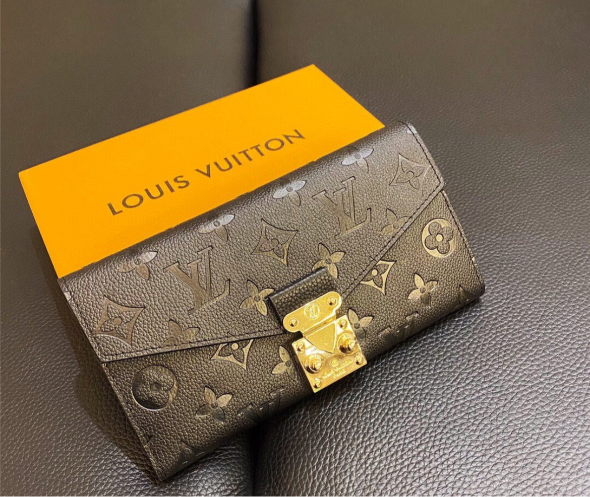 Black LV wallet